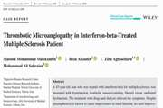 Thrombotic Microangiopathy in Interferon-beta-Treated Multiple Sclerosis Patient